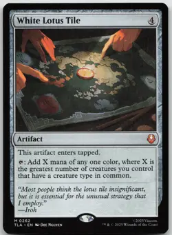White Lotus Tile Avatar: The Last Airbender 262 NM M - Image 1