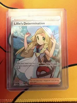 Lillie's Determination - 169/132 Ultra Rare ME01: Mega Evolution NM Pokemon Card - Image 1