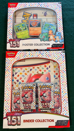 Pokemon TCG Scarlet & Violet 151 Binder and Poster Collection Box Lot New - READ - Image 1