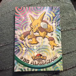 1999 Topps Pokemon Series 1 #64 Alakazam - NM - Image 1