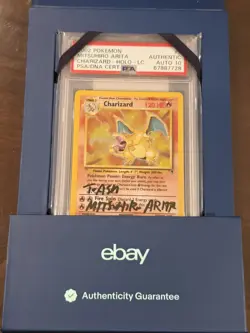 2002 MITSUHIRO ARITA SIGNED CHARIZARD POKEMON CARD W/PSA AUTOGRAPH - Image 5