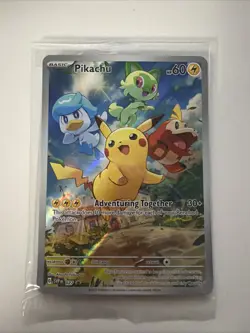 Pikachu #27 SEALED Pokemon TCG Black Star Promo Near Mint Paldea Evolved ETB 027 - Image 1