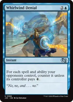 Whirlwind Denial - Light Play MTG Foundations Jumpstart - Image 1