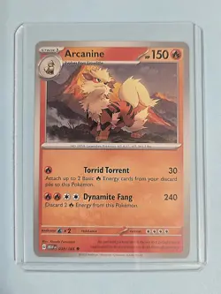 2023 Arcanine 59/165 - Scarlet & Violet 151 - NM/MINT Pokemon TCG - Image 2