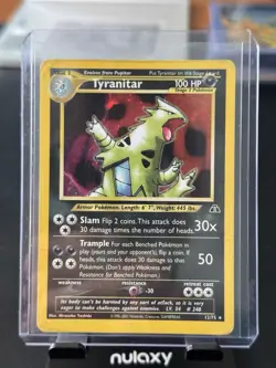 Pokemon Tyranitar 12/75 Neo Discovery Holo MP - Image 1