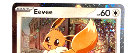 Pokemon Eevee Black Star Promo w/Galaxy Swirl + FREE extra Rare card! - Image 2