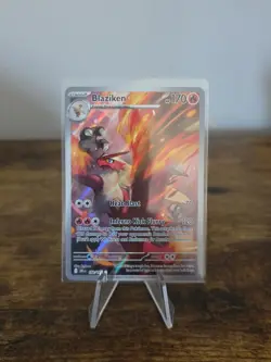 Blaziken - 192/182 - Illustration Rare NM-Mint Pokemon SV10 - Destined Rivals - Image 1
