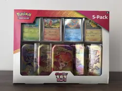 Pokemon TCG Scarlet & Violet 151 Mini Tins Costco Bundle, 5 Pack - Sealed - Image 1