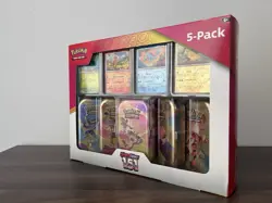 Pokemon TCG Scarlet & Violet 151 Mini Tins Costco Bundle, 5 Pack - Sealed - Image 3