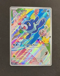 Pokemon Popplio 045 Black Star Promo Illustration Rare First Partner NM - Image 3