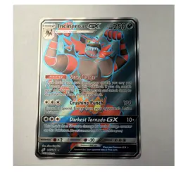 Pokemon Incineroar GX 167/181 SM Team Up Ultra Rare Full Art Holo 250 HP EN MINT - Image 1