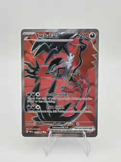 Yveltal EX 105/088 Ultra Rare Full Art Holo, Perfect Order Pokemon TCG - Image 1