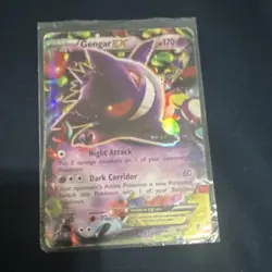Pokemon Gengar EX Ultra Rare Holo XY-Phantom Forces 34/119 170 HP Psychic - Image 1