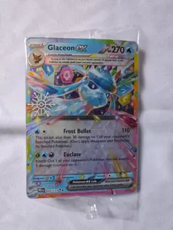 Glaceon ex 026/131 Snowflake Stamped Promo Pokemon: Prismatic Evolutions - Image 1