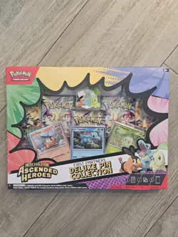 Pokemon TCG Ascended Heroes First Partners Deluxe Pin Collection Sealed - Image 1