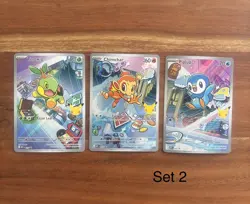 Pokemon TCG First Partners Turtwig 040 Chimchar 041 Piplup 042 NM - Image 1
