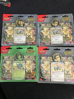 Pokemon TCG - Ascended Heroes 4 Pack Collection Blister Erika & Komala SEALED ✅ - Image 1