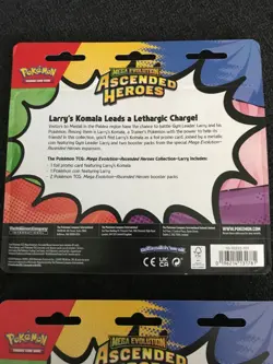 Pokemon TCG - Ascended Heroes 4 Pack Collection Blister Erika & Komala SEALED ✅ - Image 4
