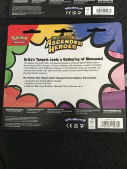 Pokemon TCG - Ascended Heroes 4 Pack Collection Blister Erika & Komala SEALED ✅ - Image 5