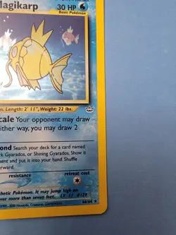 Pokemon Shining Magikarp 66/64 Neo Revelation Holo Secret Rare - Image 4