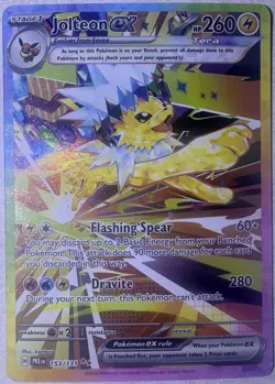 Jolteon ex 153/131 Pokemon TCG SV: Prismatic Evolutions SIR Holo - Image 2