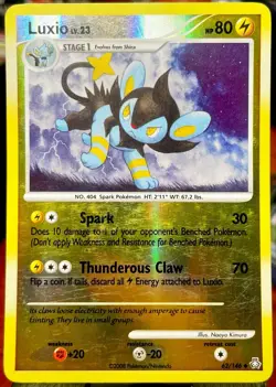 Pokemon TCG Luxio 62/146 Legends Awakened Reverse Holo Uncommon LP/MP - Image 1