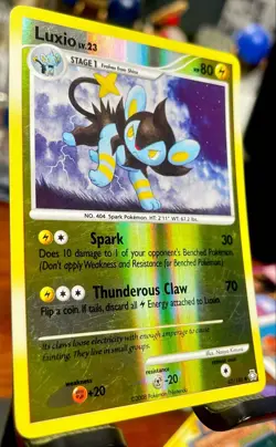 Pokemon TCG Luxio 62/146 Legends Awakened Reverse Holo Uncommon LP/MP - Image 2