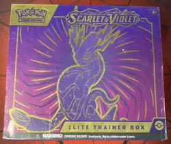Pokemon TCG Scarlet and Violet Base Elite Trainer Box ETB Miraidon SEALED NEW 820650853418 - Image 1
