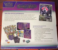 Pokemon TCG Scarlet and Violet Base Elite Trainer Box ETB Miraidon SEALED NEW 820650853418 - Image 2
