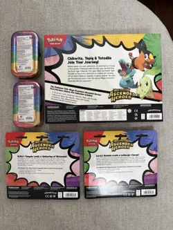 Pokemon Ascended Heroes Deluxe Pin Collection, Blister Packs & Mini Tins Lot - Image 2
