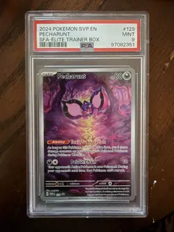 PECHARUNT | 2024 Pokemon SVP EN #129 - Black Star Promo - PSA 9 MINT - Image 1