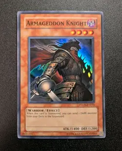 Armageddon Knight PTDN-EN021 Super Rare Unlimited Edition VLP/NM - Image 1