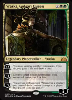 MTG English Vraska, Golgari Queen NM Normal Guilds of Ravnica - Image 1