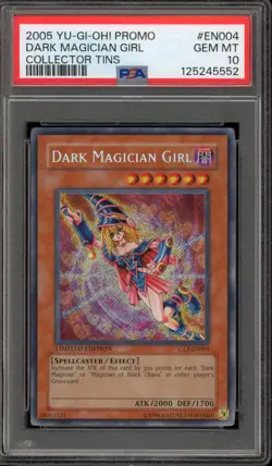 Yu-Gi-Oh! Dark Magician Girl Collector Tins Secret Rare Promo CT2-EN004 PSA 10 - Image 1
