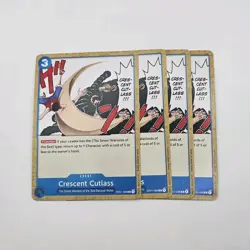 Bandai One Piece CCG Crescent Cutlass OP01 Event Card LOT 4 Cards English - Image 1