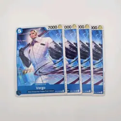 Bandai One Piece Card Game Vergo OP01-065 Blue - Image 1