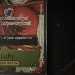 Bandai One Piece Monkey.D.Luffy Winner Promo Card P-106 English - Image 2
