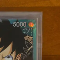Bandai One Piece CCG Monkey D. Luffy OP01-003 Holo 5000 Power - Image 4