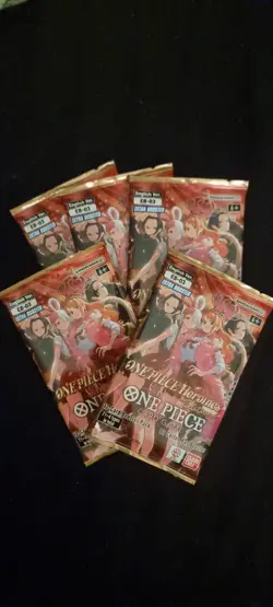 One Piece TCG EB03 Heroines Edition Booster Pack x5 - Image 1