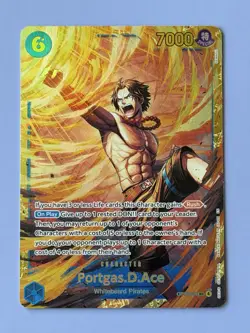 Portgas D. Ace OP13-119 SEC Carrying On His Will One Piece NM - Image 1