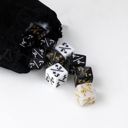 48 Pieces MTG Dice Counters Token Dice, Magic the Gathering Glitter Sparkle, Loy - Image 3