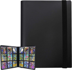 Trading Card Binder Holder, 9 Pockets Album Sleeves for Baseball Yugioh MTG Card - Image 1
