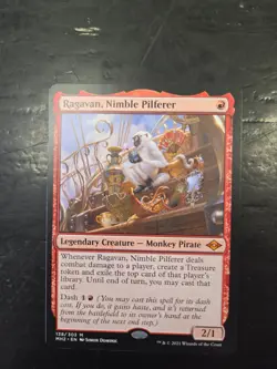 MTG Modern Horizons 2 #138 Ragavan, Nimble Pilferer NM - Image 1