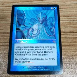 MTG Cunning Wish English JUD Foil First Edition Good condition - Image 1