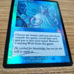 MTG Cunning Wish English JUD Foil First Edition Good condition - Image 3