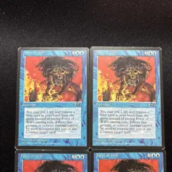 MTG Power of Will Force of Will English 4 sheets - Image 2