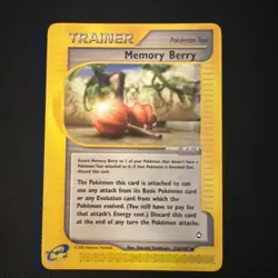 Memory Berry 128/147 Aquapolis Pokemon S437 - Image 1