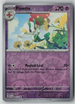 Floette 092/198 Pokemon TCG Scarlet & Violet Base Reverse Holo (Near Mint) NM 1 - Image 1