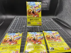 (Lot Of 4) One Piece OP15-EB04 Adventure on Kami's Island Booster Packs English - Image 1