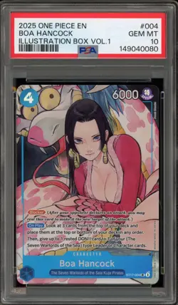 One Piece CCG Boa Hancock Illustration Bx. Vol. 1 ST17-004 PSA 10 Gem Mint - Image 1